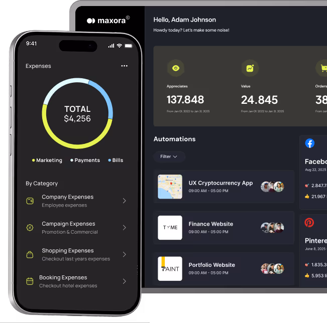 AI dashboard preview